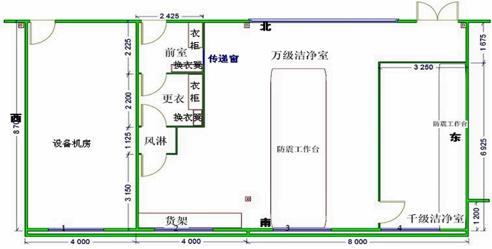 嘉凡针对该所的技术要求以及在无尘室工程设计,施工经验总结,为该研究